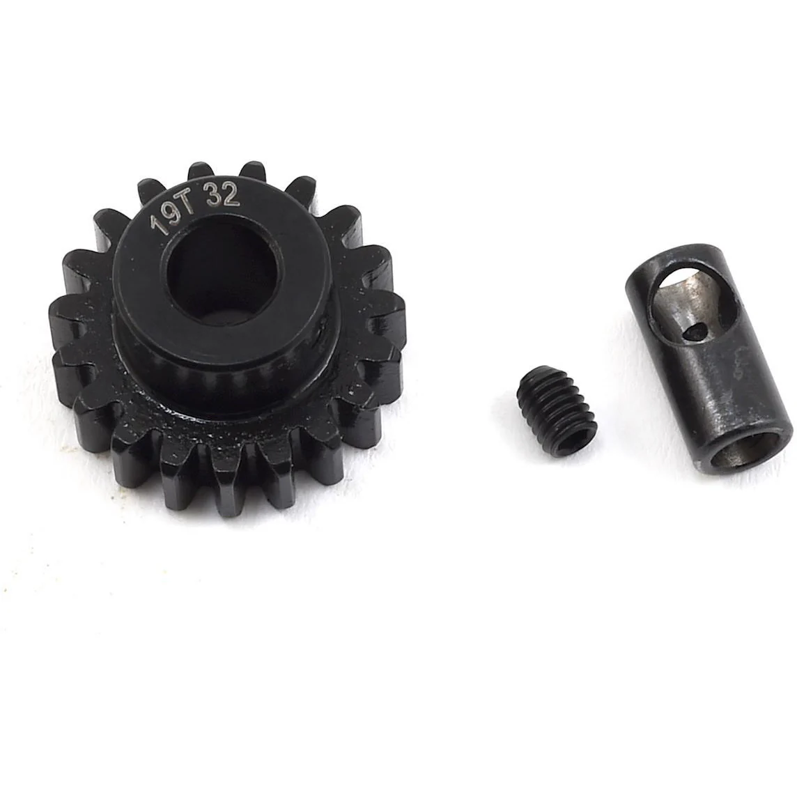 ProTek RC Steel 32P Pinion Gear w/3.17mm Reducer Sleeve (Mod .8) (5mm Bore) (19T)