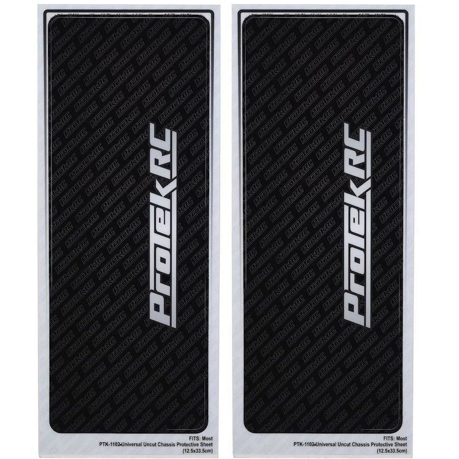 ProTek RC Universal Thick Chassis Protective Sheet (Black) (2)