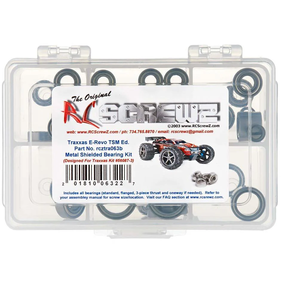 RC Screwz Metal Shielded Bearing Kit E-Revo TSM