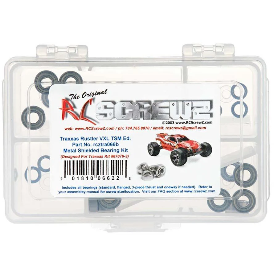 RC Screwz Metal Shielded Bearing Kit Rustler VXL TSM