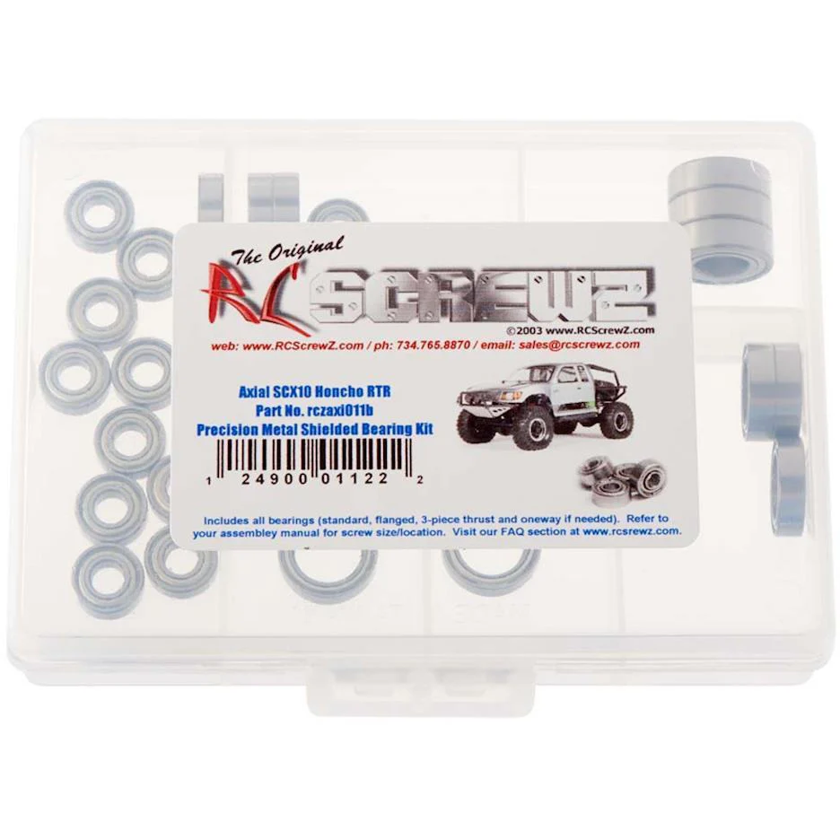 RC Screwz Metal Shielded Bearing Kit SCX10 Honcho