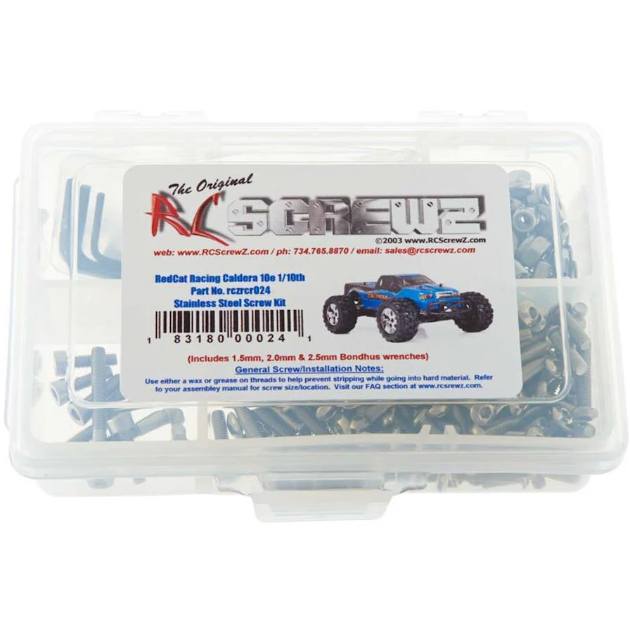 RC Screwz RCR024 SS Screw Kit RedCat Racing Calder
