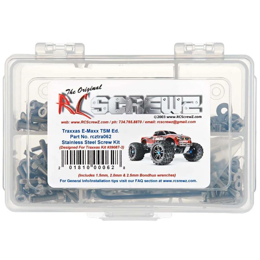 RC Screwz Stainless Screw Kit Emaxx TSM