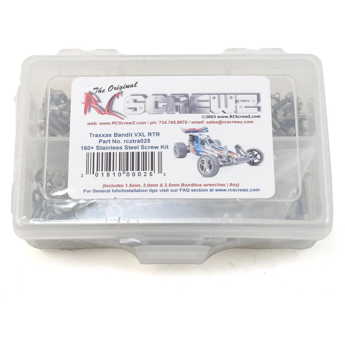 RC Screwz Traxxas Bandit VXL Stainless Screw Kit