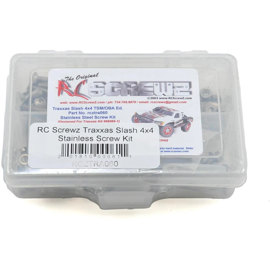 RC Screwz Traxxas Slash 4x4 TSM/OBA Stainless Screw Kit