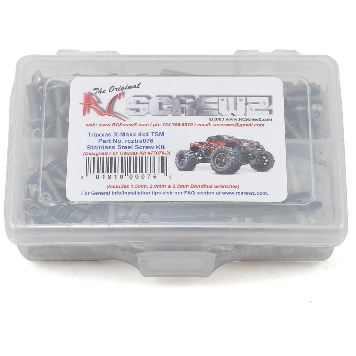 RC Screwz Traxxas X-Maxx 4x4 Stainless Screw Kit