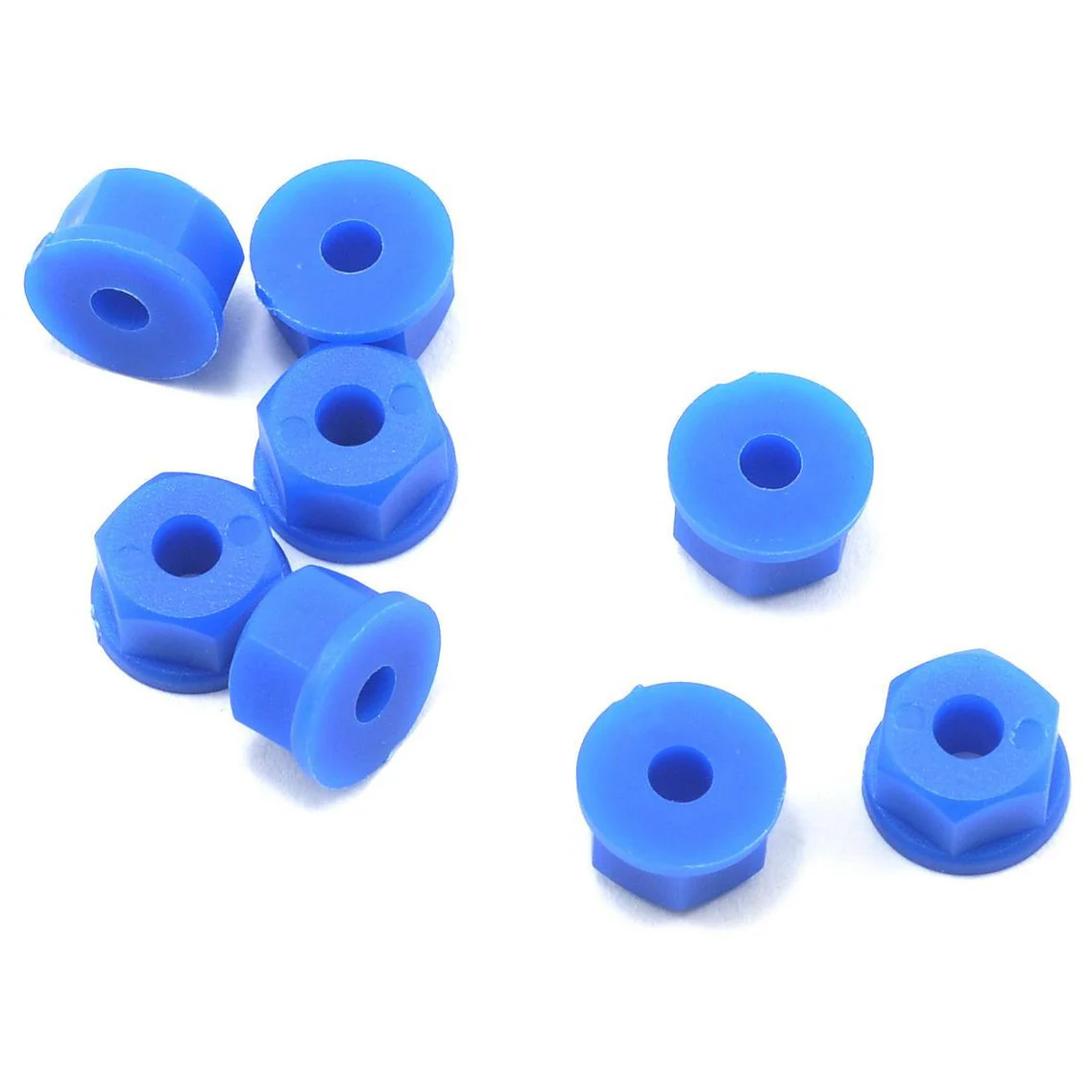 RPM 6-32 Nylon Nuts (Neon Blue) (8)