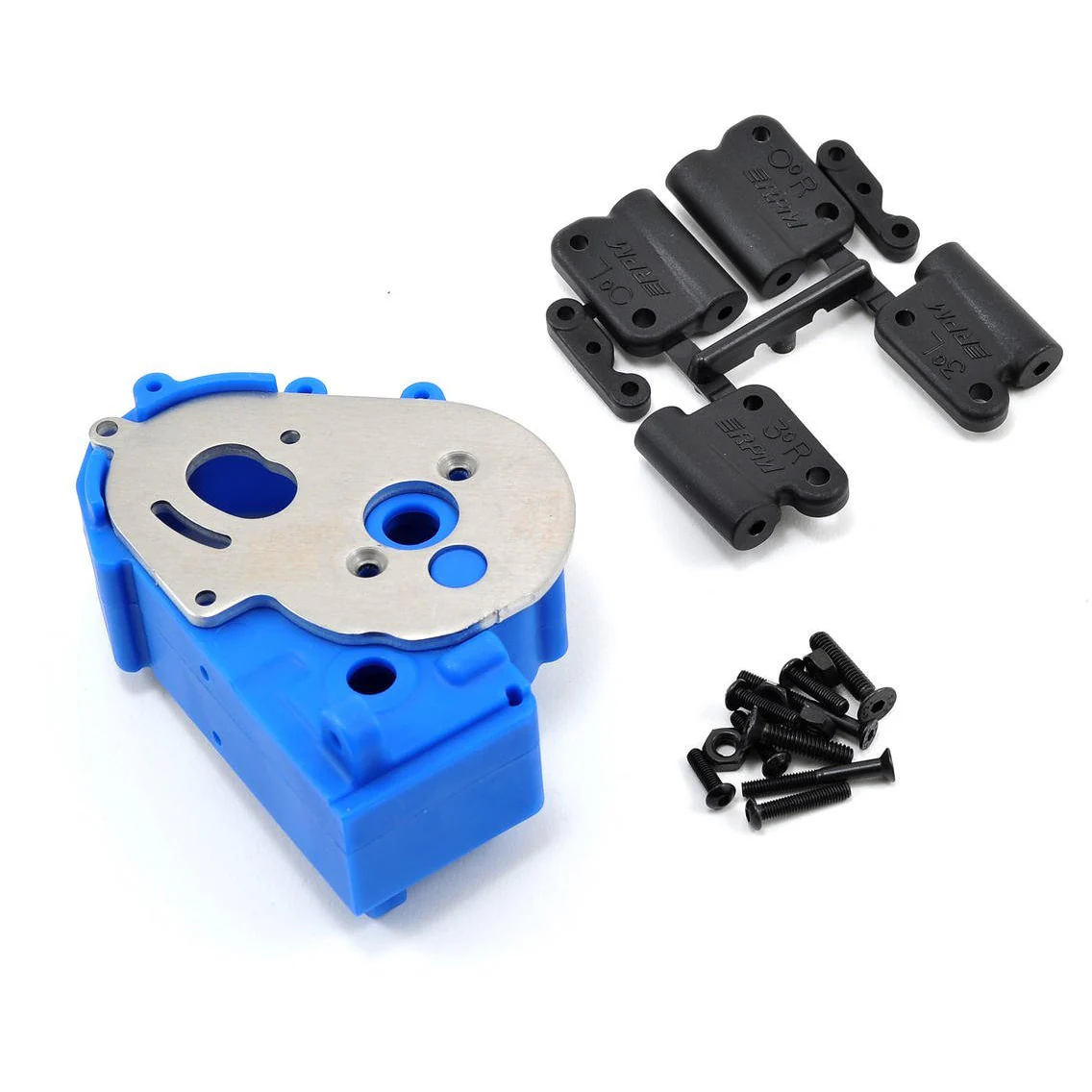 RPM Hybrid Gearbox Housing & Rear Mount Kit (Blue)