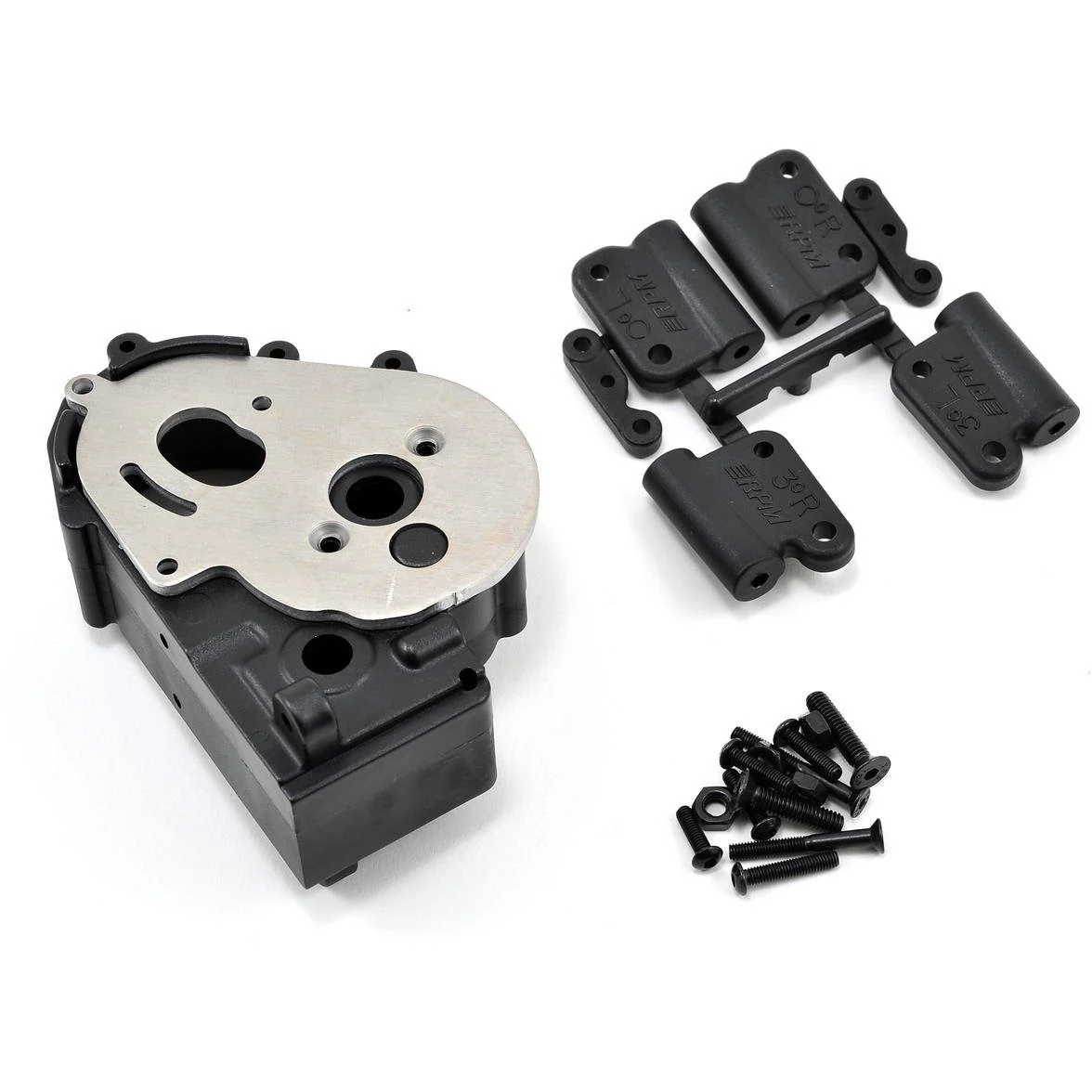 RPM Hybrid Gearbox Housing & Rear Mounts (Black)