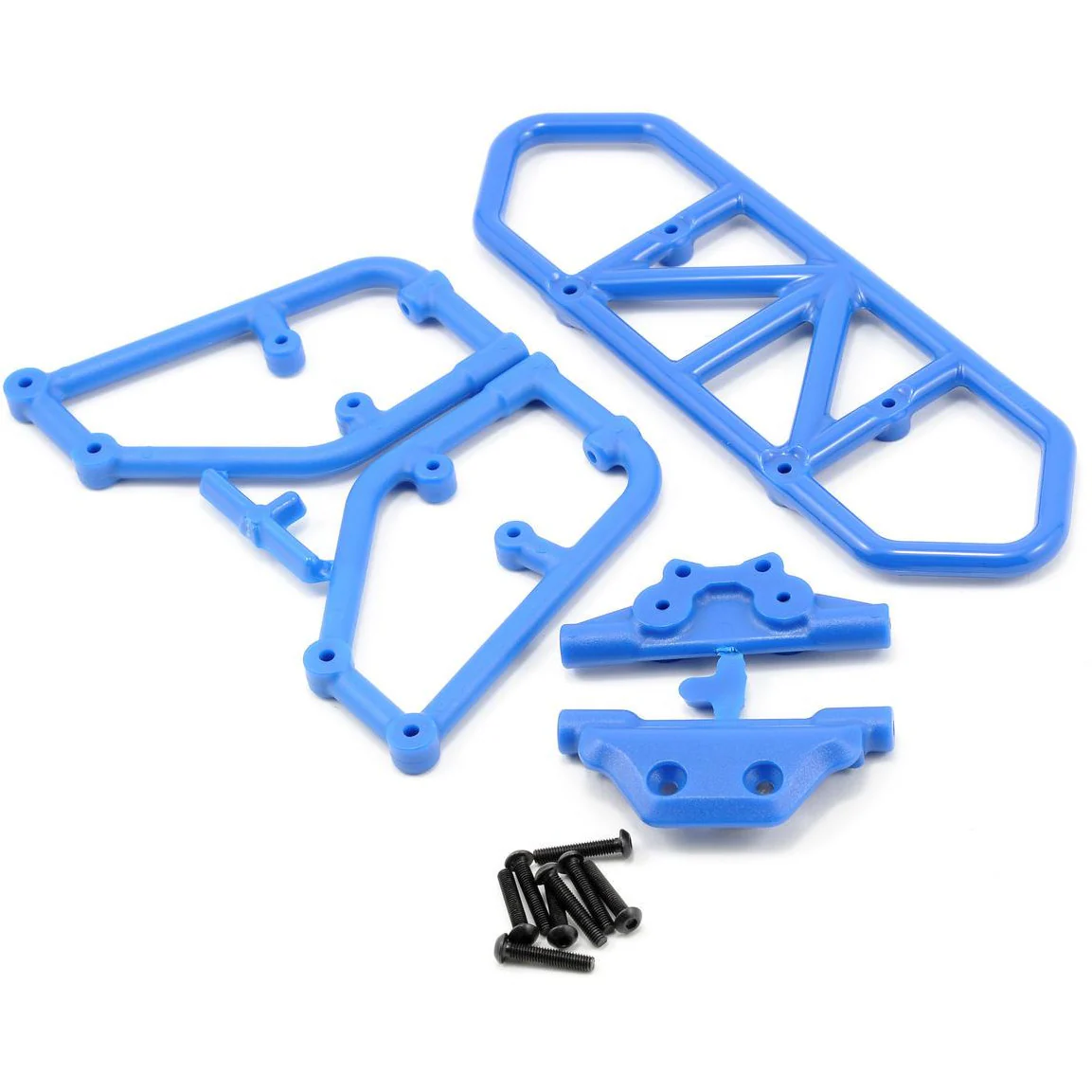 RPM Rear Bumper (Blue) (Slash 4x4)