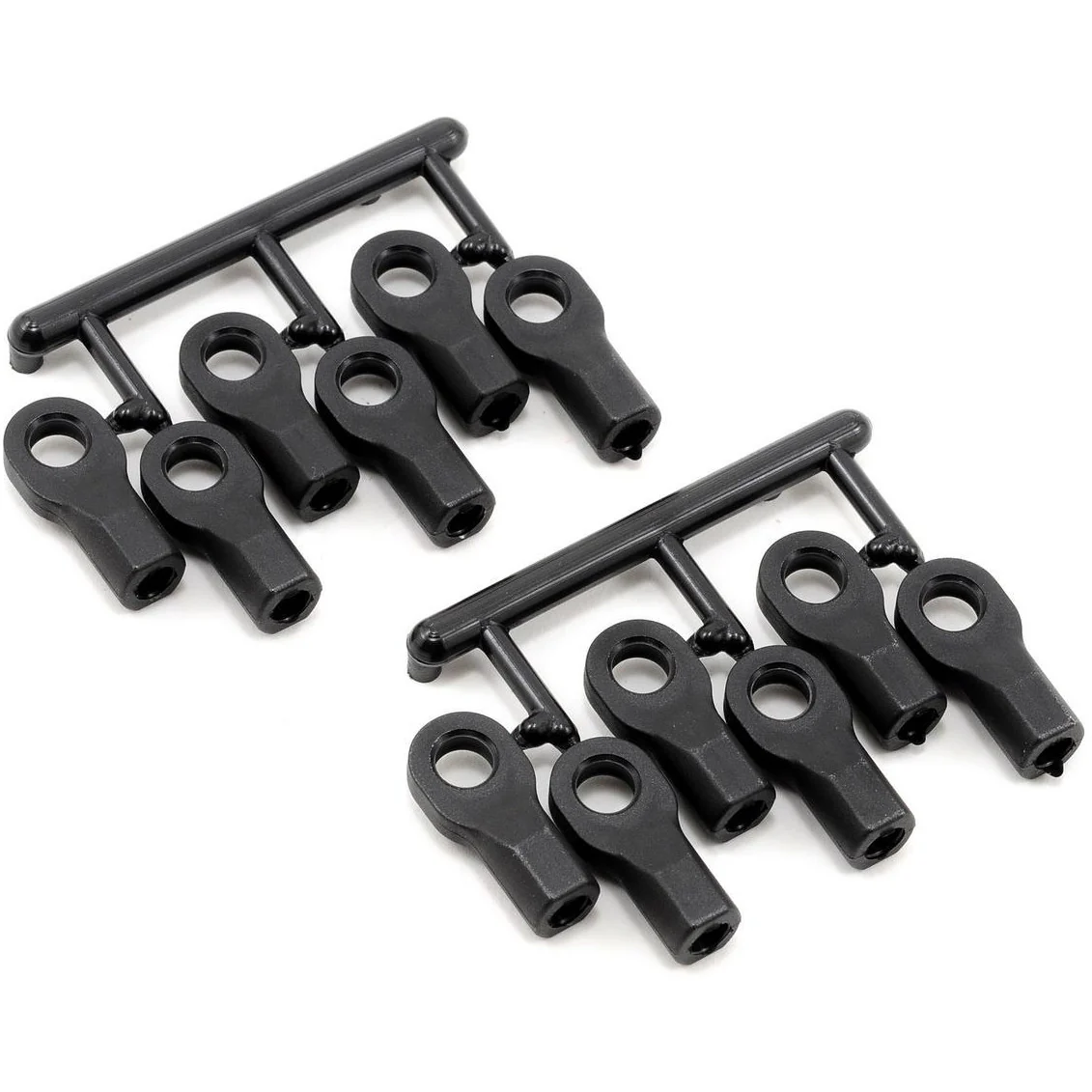RPM Short Traxxas Turnbluckle Rod End Set (Black) (12)