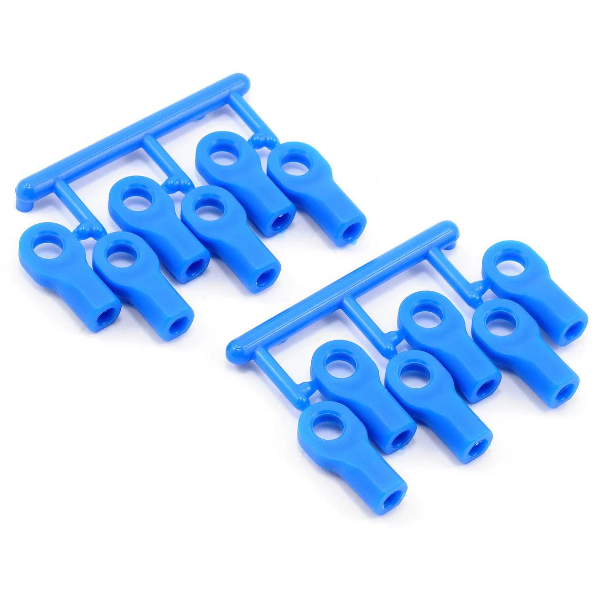 RPM Short Traxxas Turnbluckle Rod End Set (Blue) (12)