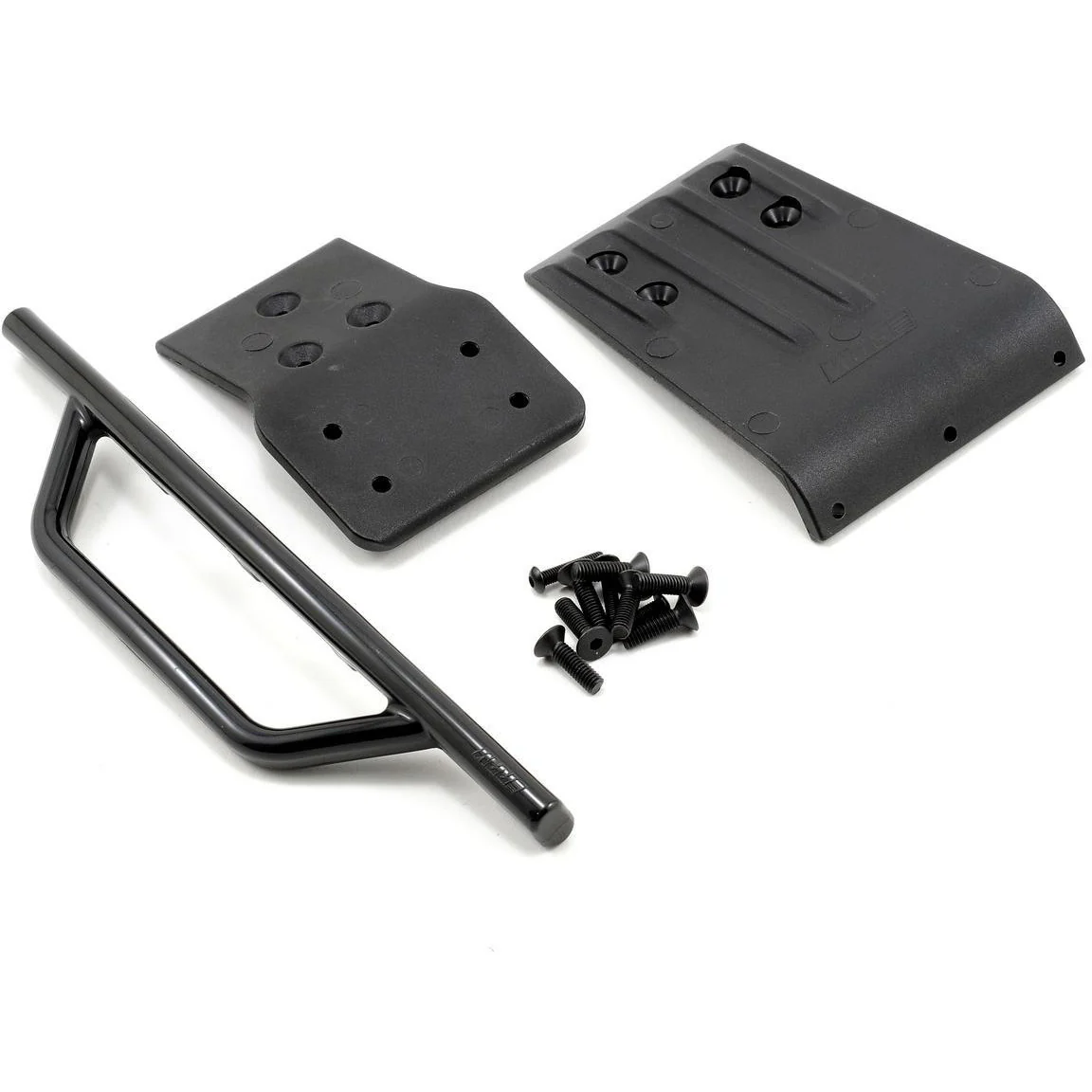 RPM Traxxas Slash 4x4 Front Bumper & Skid Plate (Black)