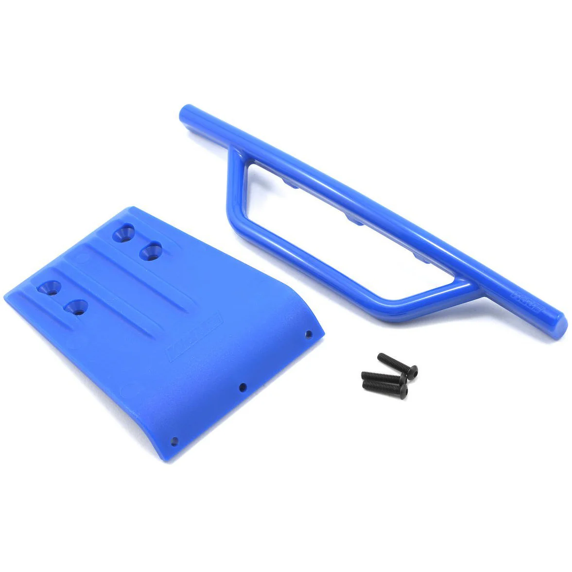 RPM Traxxas Slash Front Bumper & Skid Plate (Blue)