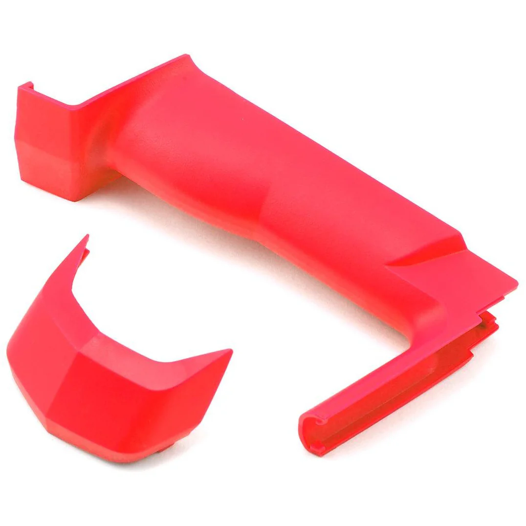 Sanwa/Airtronics M12/M12S Medium Grip & Cover Set (Red)