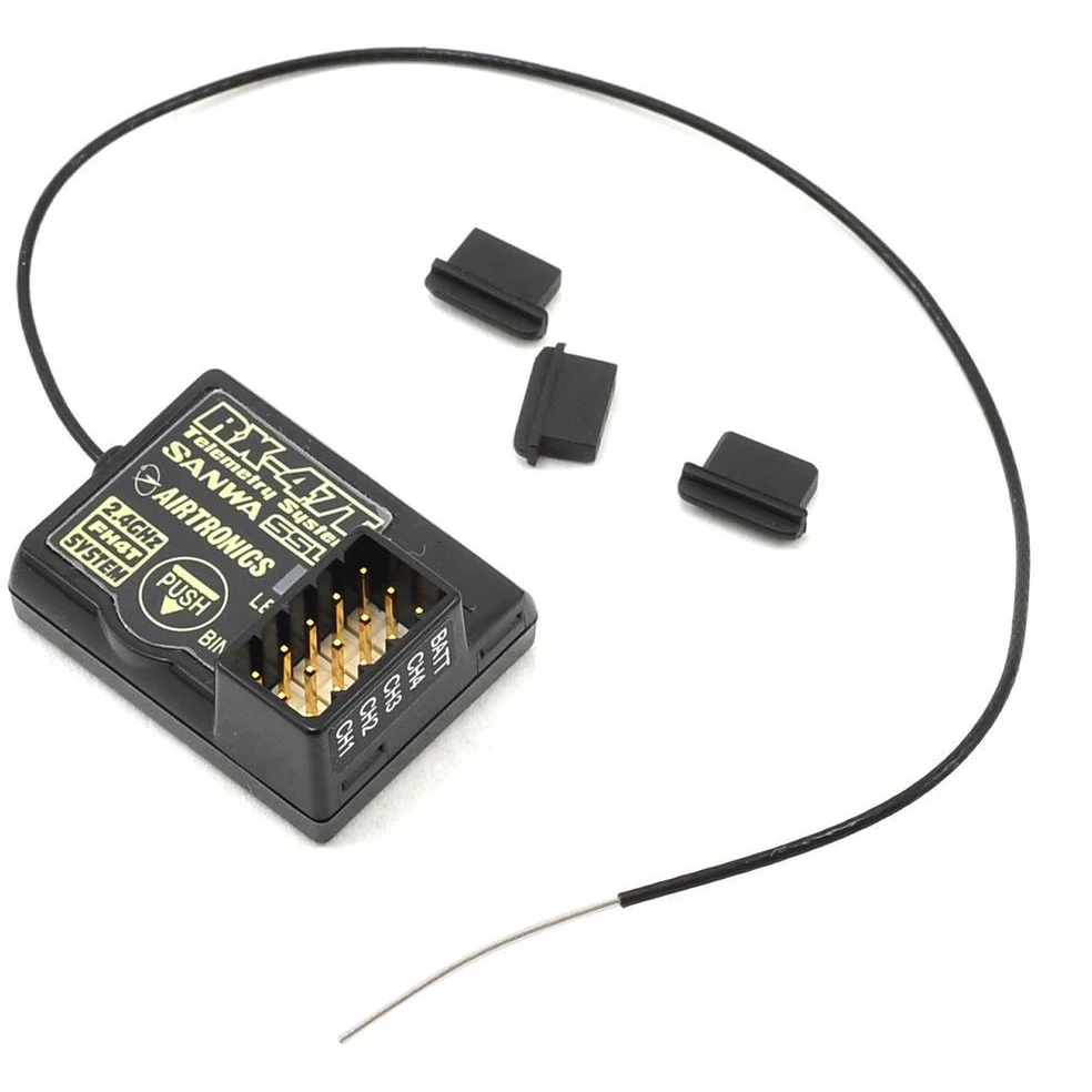 Sanwa/Airtronics RX-47T 2.4GHz FHSS-4 4-Channel Telemetry Receiver