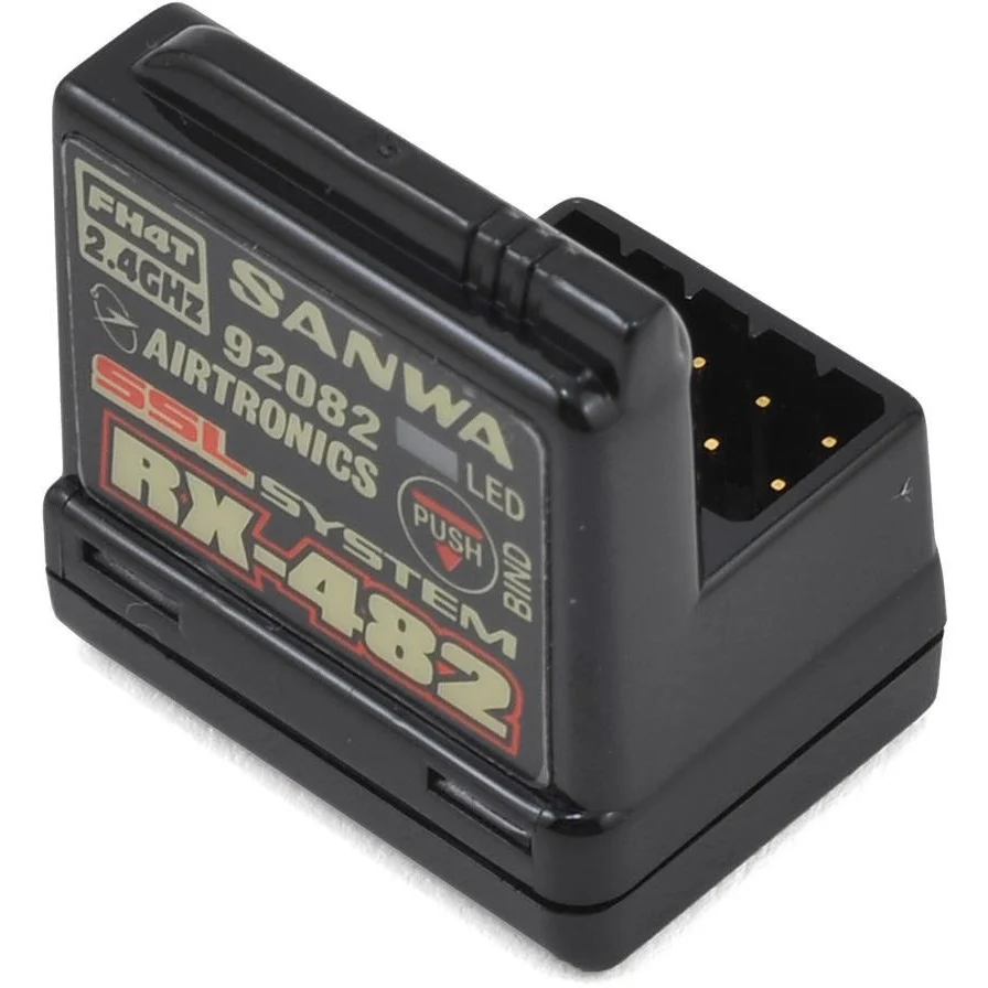 Sanwa/Airtronics RX-482 2.4GHz 4-Channel FHSS-4 SSL Telemetry Receiver