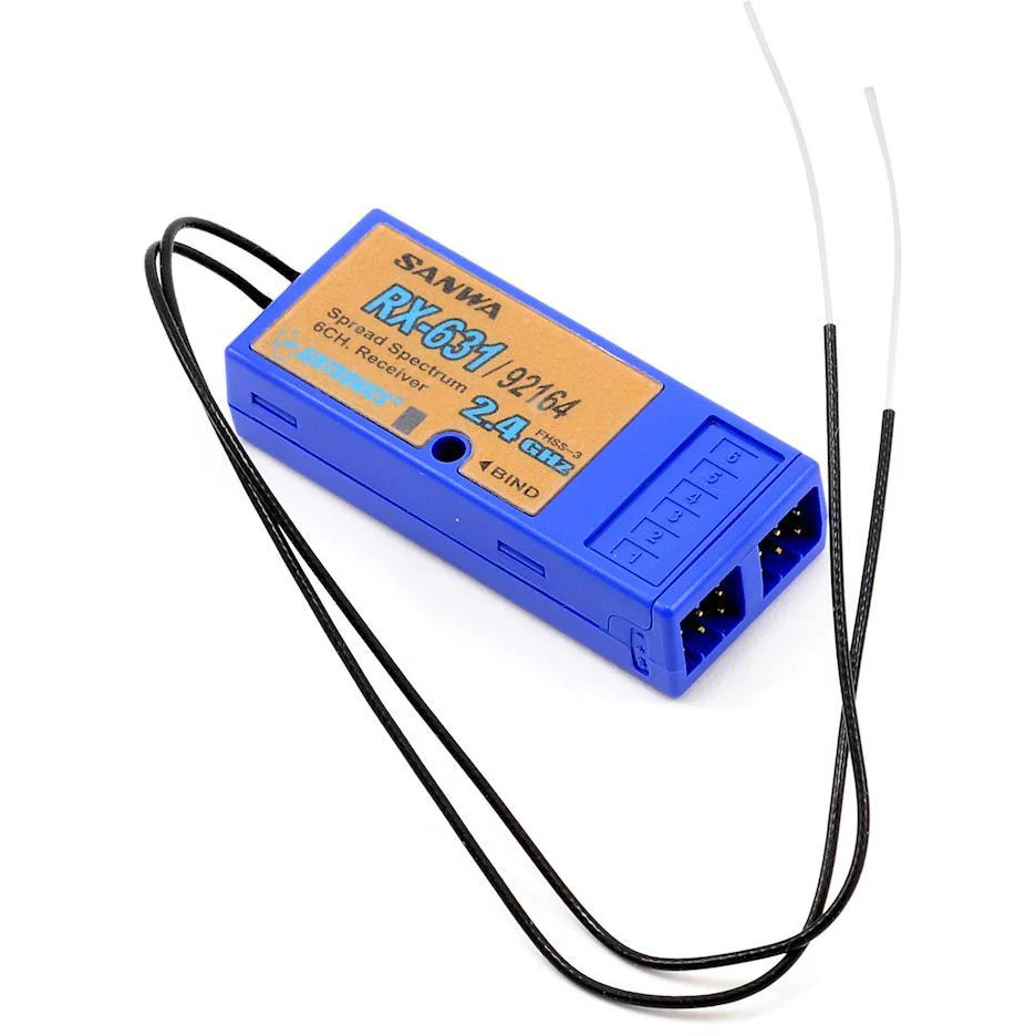 Sanwa/Airtronics RX631 2.4GHz FHSS-3 6-Channel Receiver