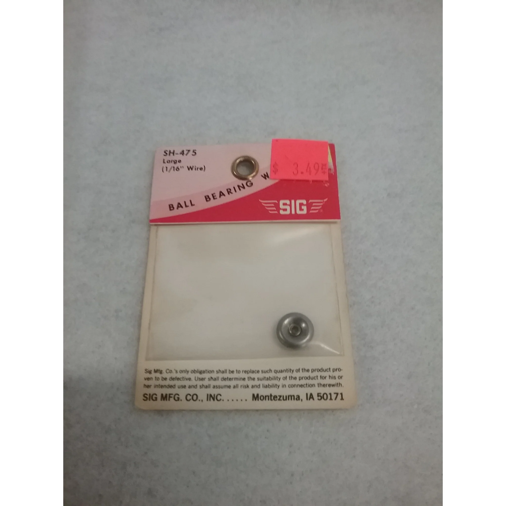 SIG SH-475 Ball Bearing Washers