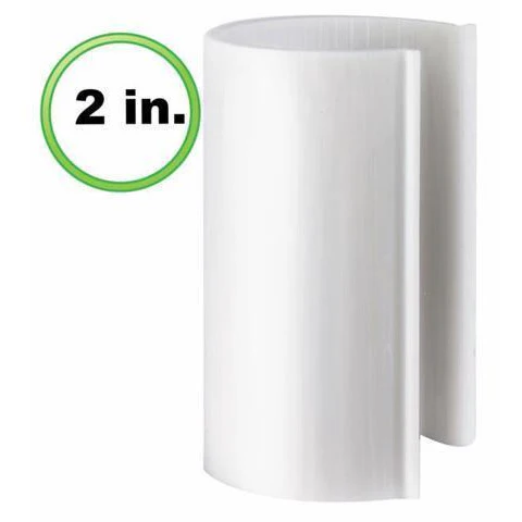 Snap Clamps 4" long x 2" ABS White Plastic
