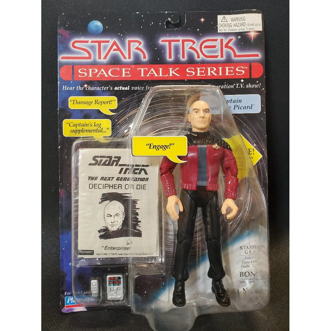 Star Trek The Next Generation Space Talk Series Playmates 6081 Captain Jean-Luc