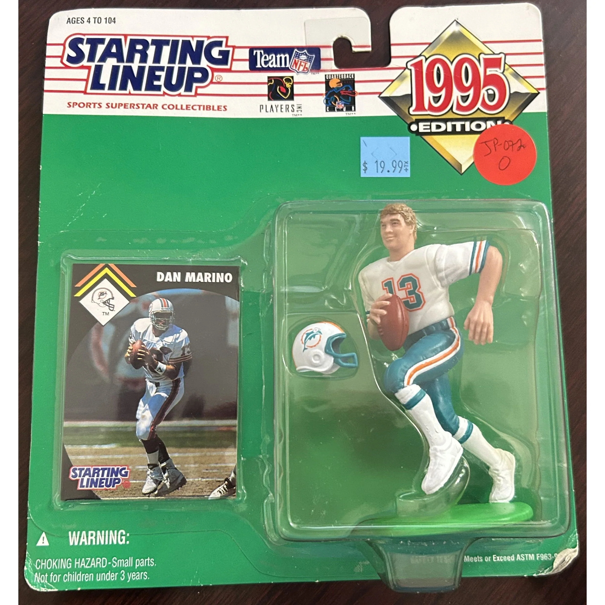 Starting Lineup 1995 Miami Dolphins Dan Marino