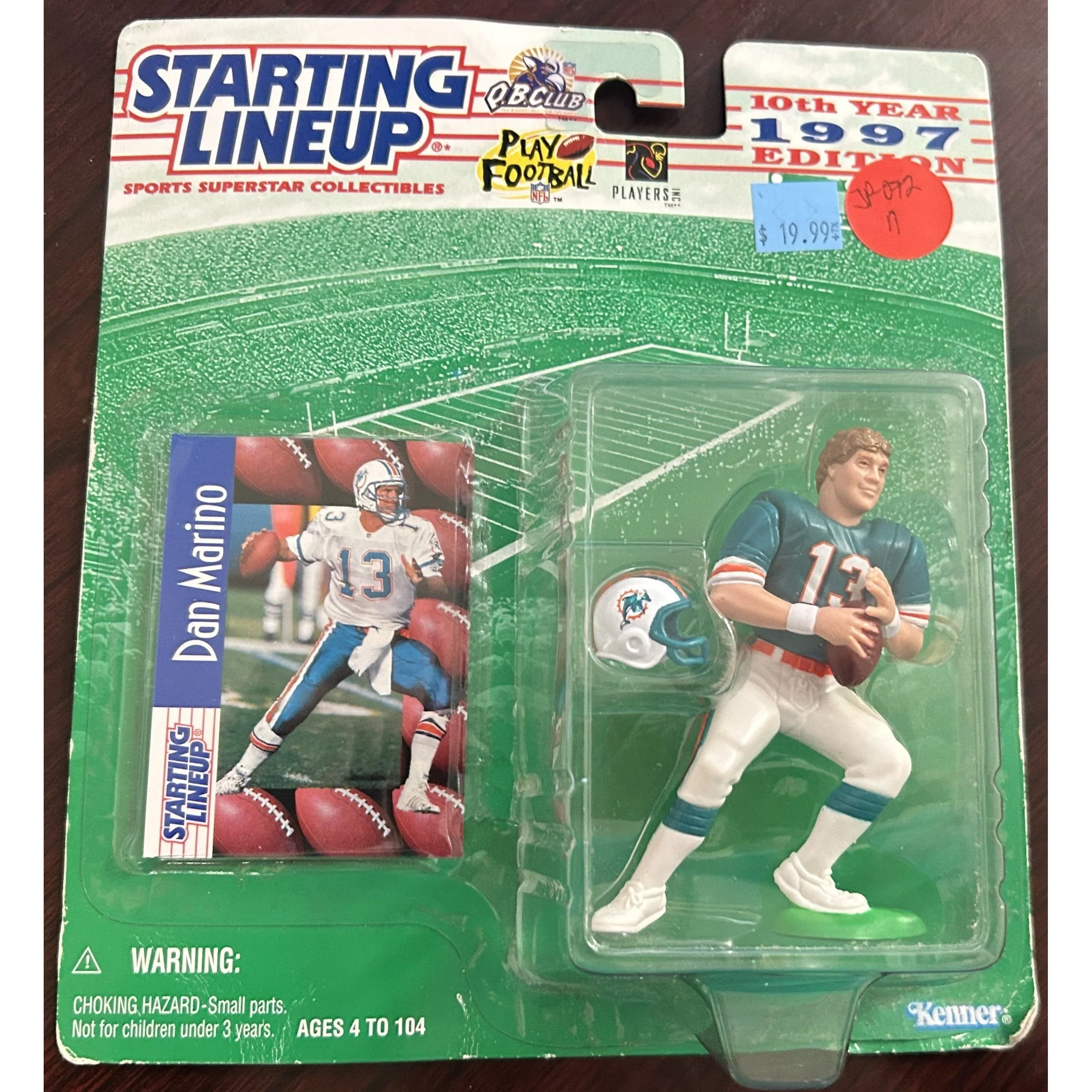 Starting Lineup 1997 Miami Dolphins Dan Marino