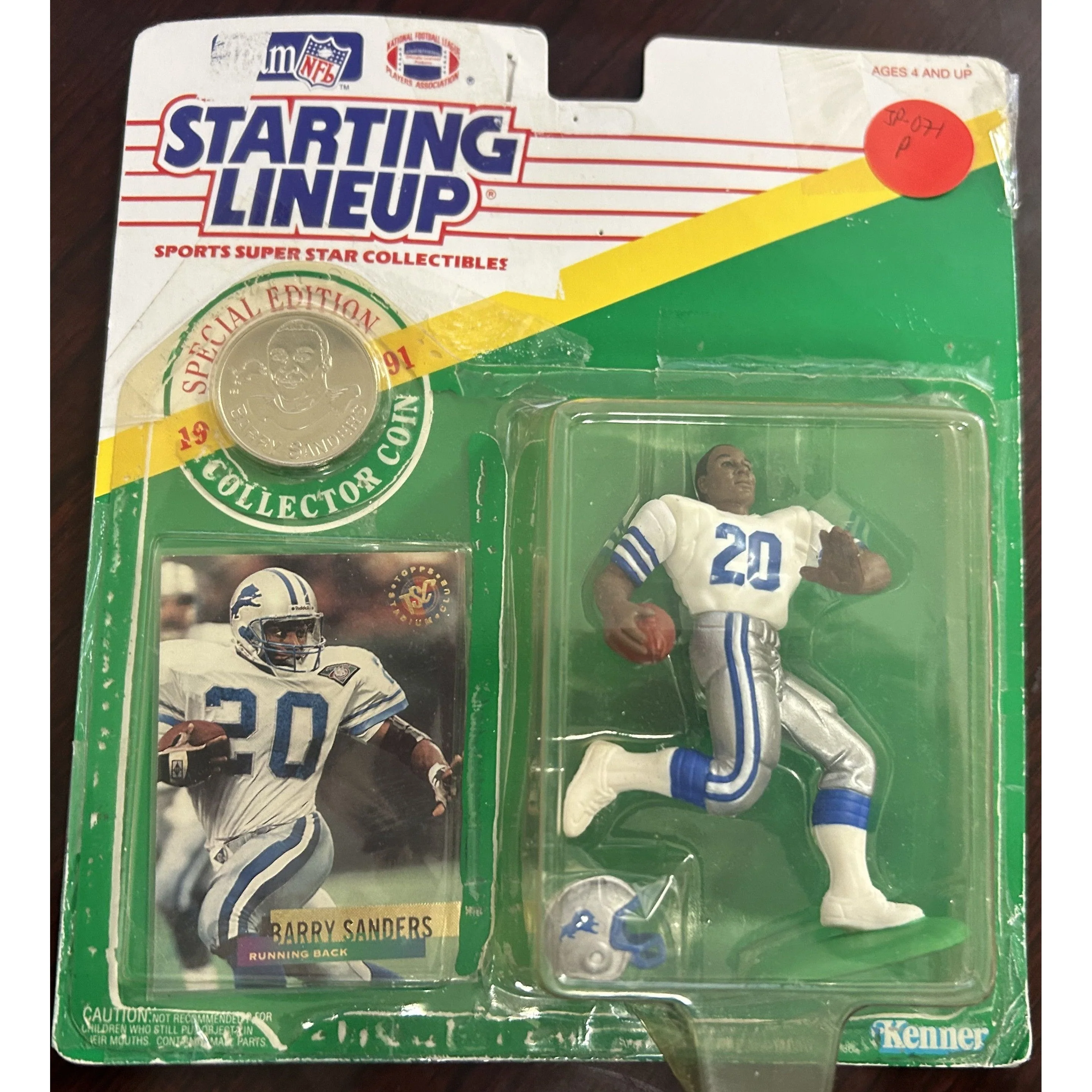 Starting Lineup 1991 Coin Collection Detroit Lions Barry Sanders