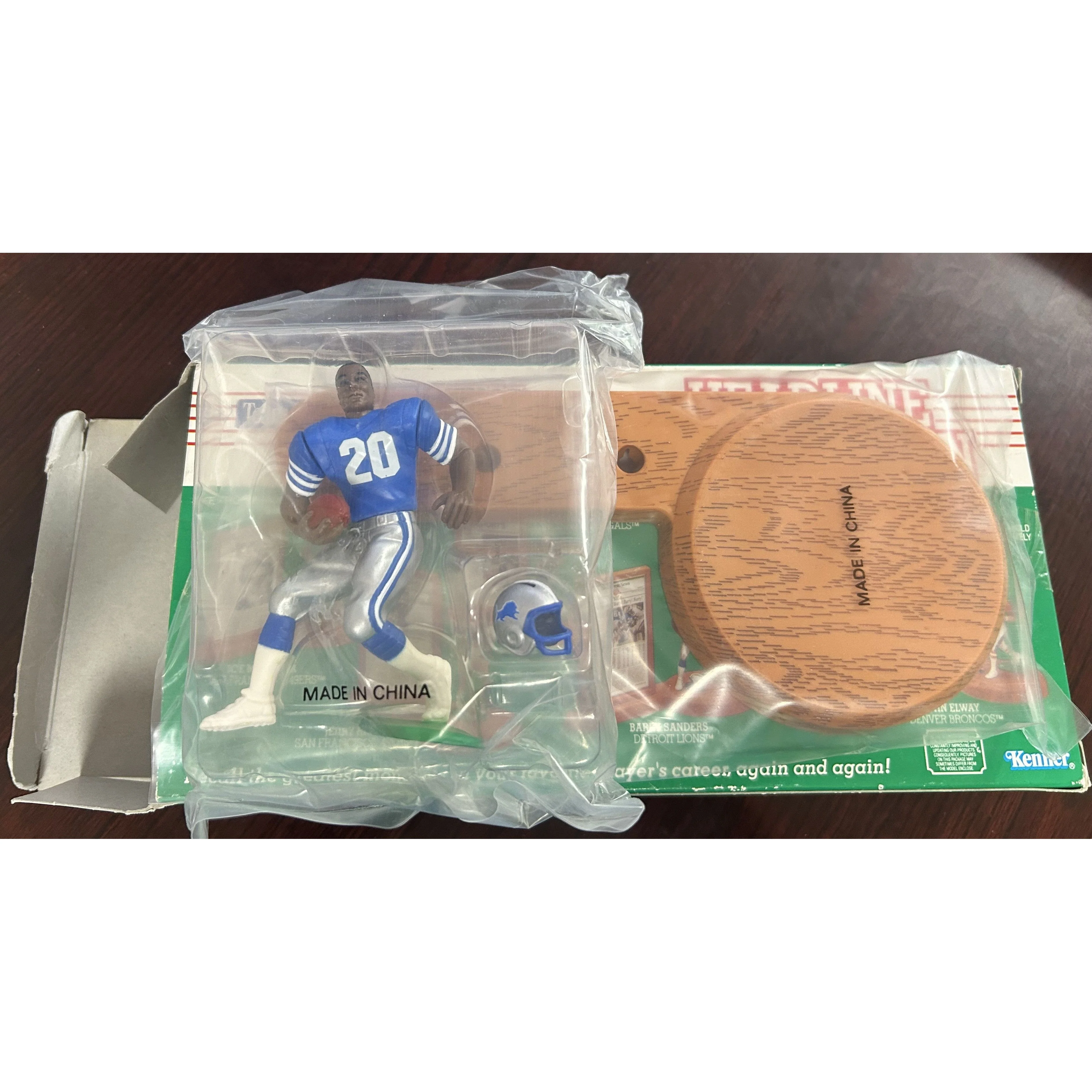Starting Lineup Headline Collection Detroit Lions Barry Sanders