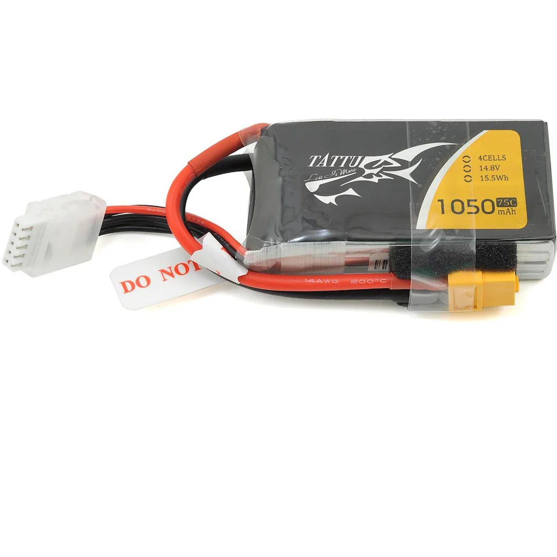 Tattu 4s LiPo Battery 75C (14.8V/1050mAh)