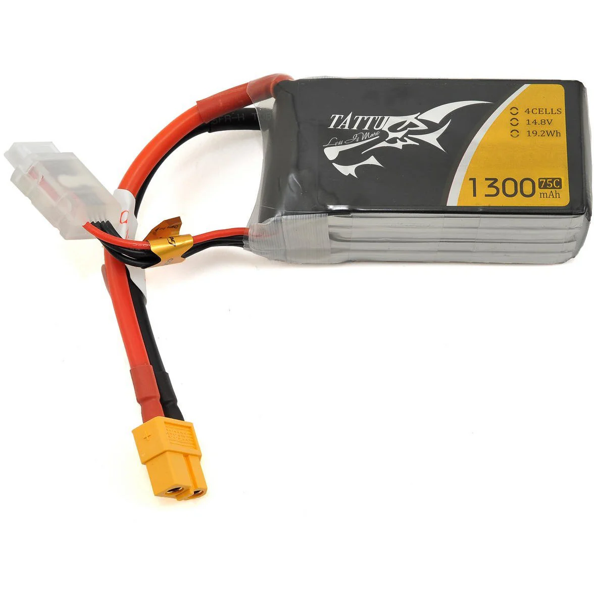 Tattu 4S LiPo Battery 75C (14.8V/1300mAh) (JST-XH)