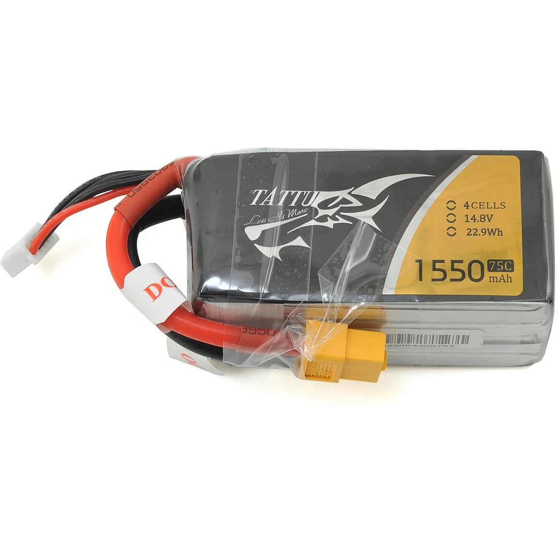 Tattu 4s LiPo Battery 75C (14.8V/1550mAh)