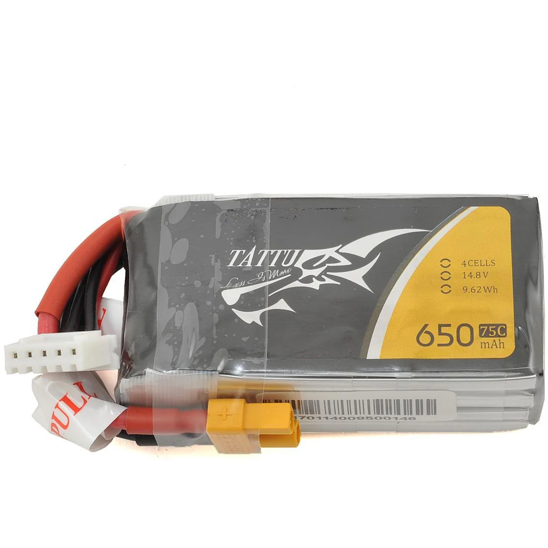 Tattu 4s LiPo Battery 75C (14.8V/650mAh)