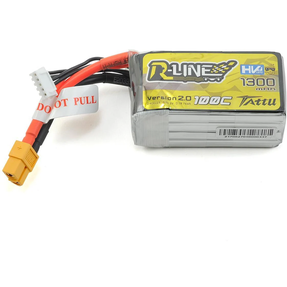 Tattu "R-Line" High Voltage 4S LiPo Battery 100C (15.2V/1300mAh) (JST-XH)