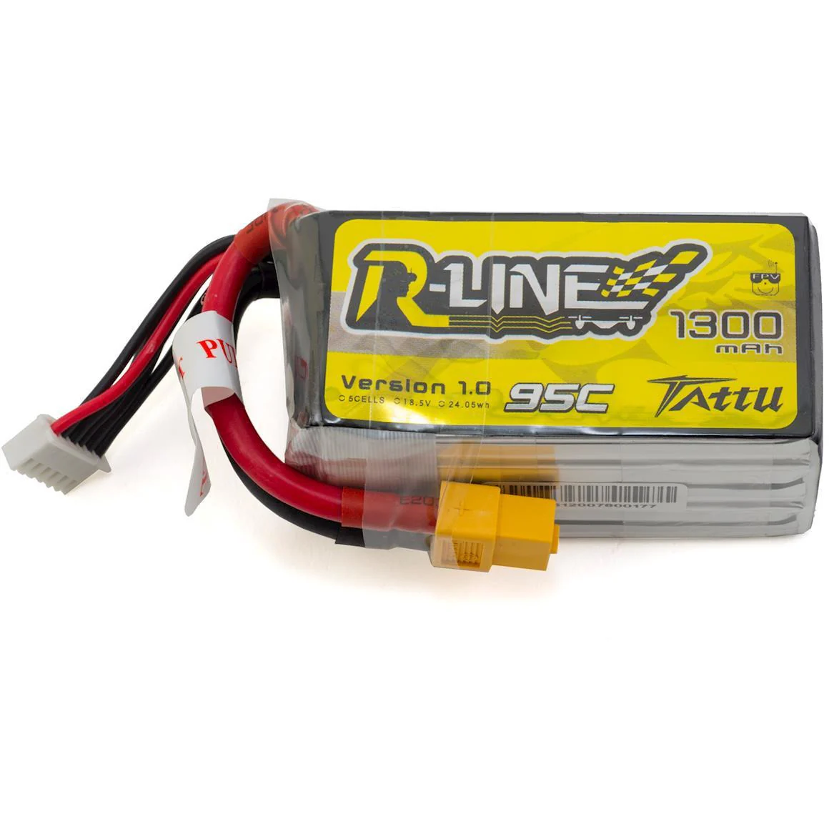 Tattu "RLine" 5s LiPo Battery 95C (18.5V/1300mAh)