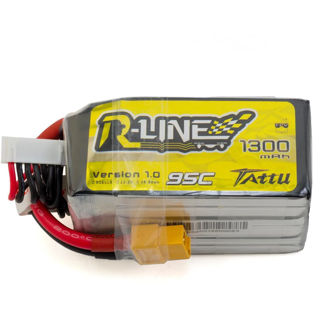 Tattu "RLine" 6s LiPo Battery 95C (22.2V/1300mAh)