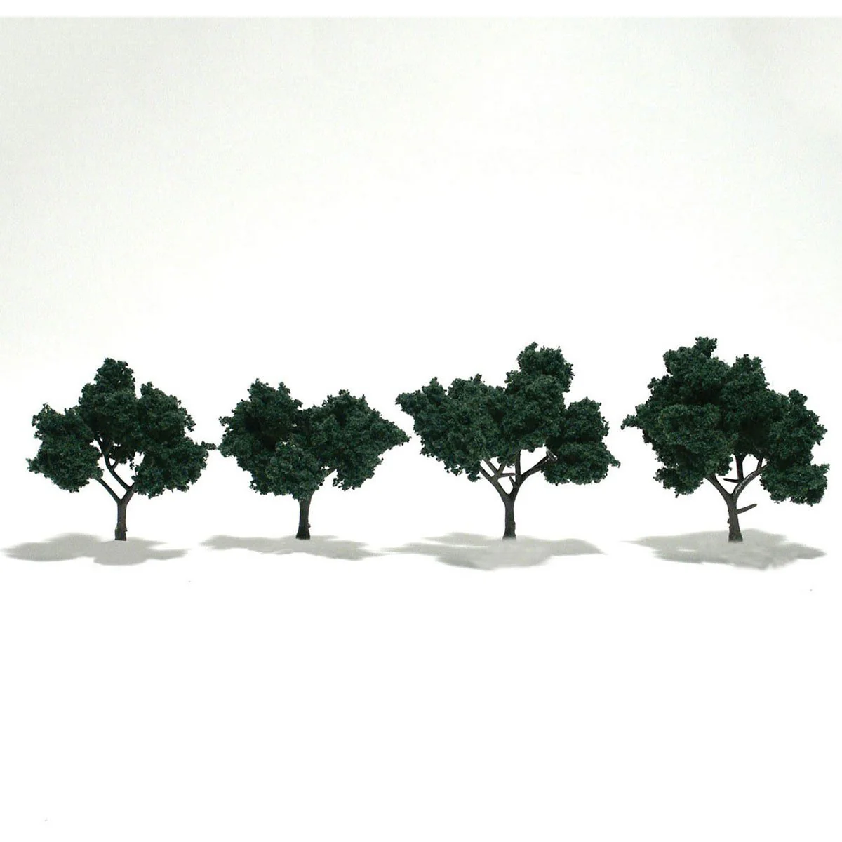 TR1505 Ready-Made Tree, Dark Green 2-3" (4)
