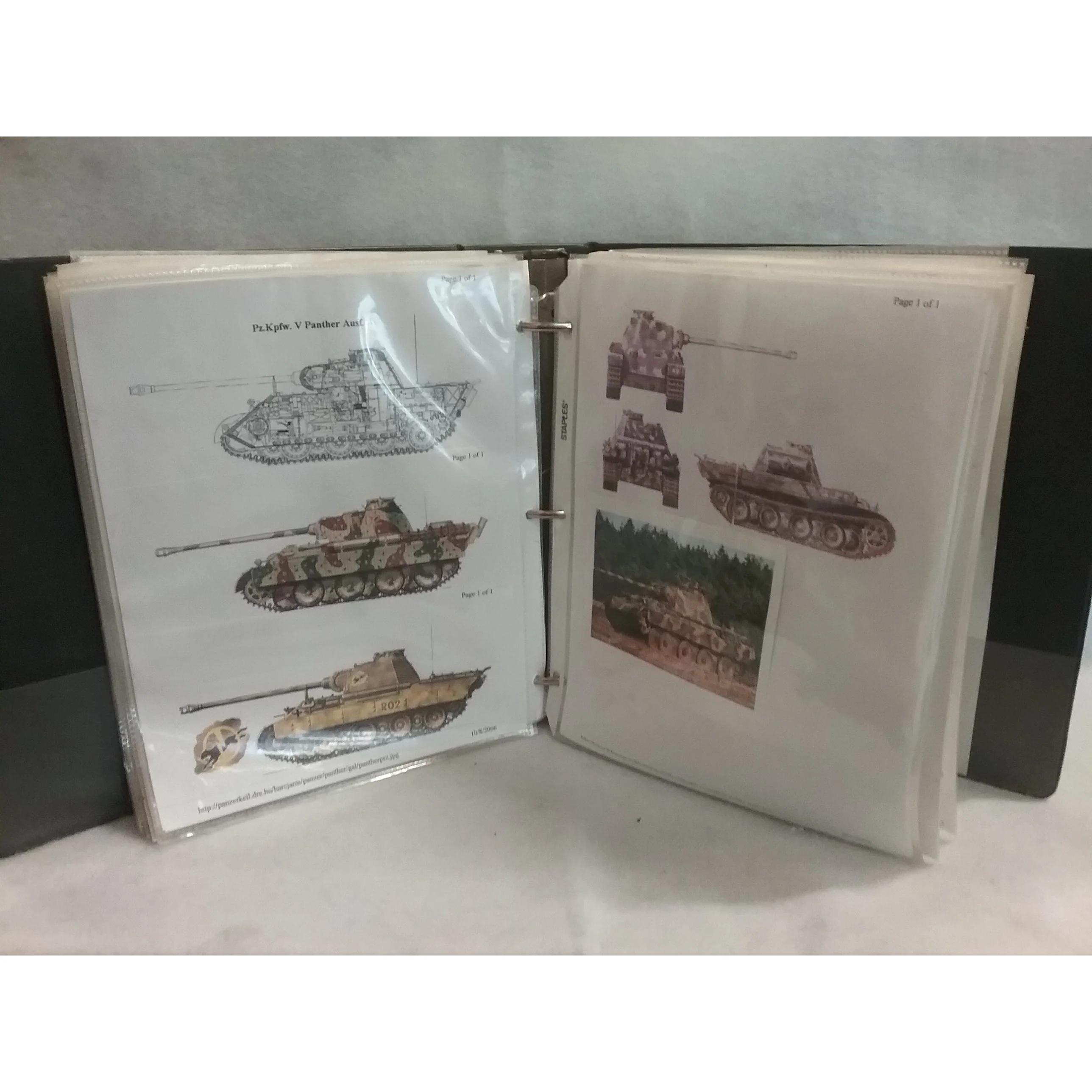 WWll German Military Homemade Reference Manual with pictures and specs - Image 4